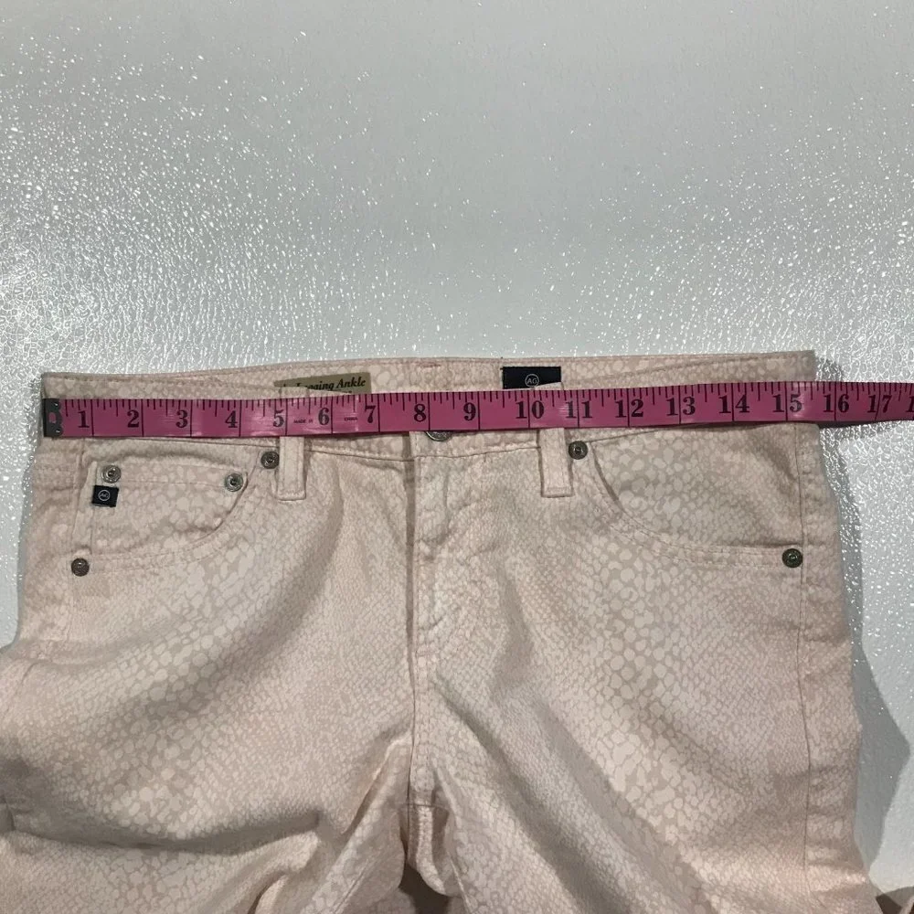 AG Adriano Goldschmied Jeans Blush Snakeskin Print - Picture 4 of 10